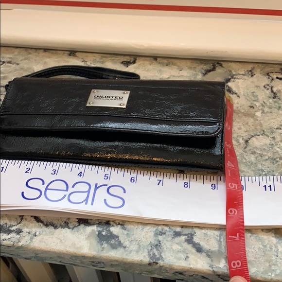 Black Patent Wristlet Wallet by Kenneth Cole-New - Picture 8 of 8